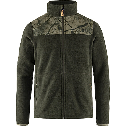 Fjallraven Lappland Fleece - Mens, Laurel Green-Green Camo, Small, F87325-625-626-S