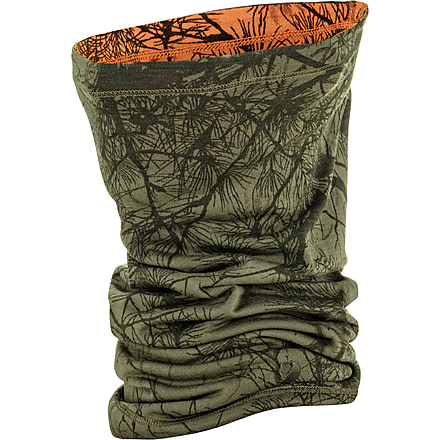 Fjallraven Lappland Neck Gaiter, Green Camo/Orange Multi Camo, One Size, F87130-626-261-OneSize