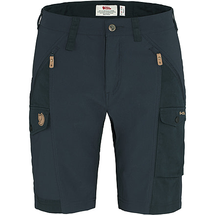 Fjallraven Nikka Shorts Curved - Womens, Dark Navy, 34, F89731-555-34