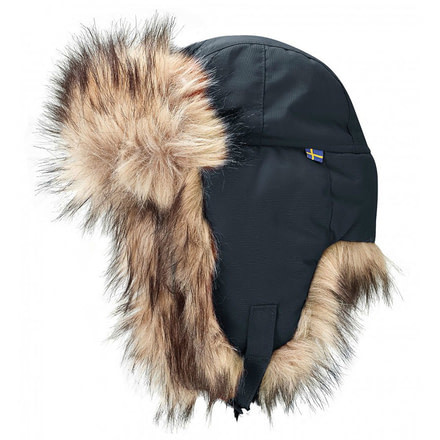 Fjallraven Nordic Heater Hat - Kid's-Dark Navy