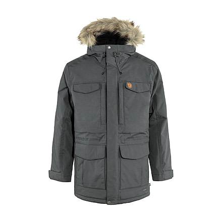 Fjallraven Nuuk Parka - Mens, Basalt, Large, F86668-050-L