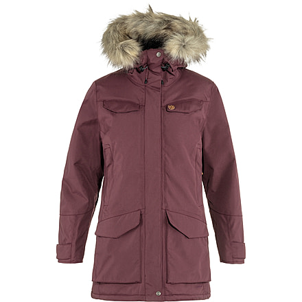 Fjallraven Nuuk Parka - Womens, Port, Extra Small, F86369-357-XS