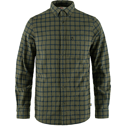 Fjallraven Ovik Flannel Shirt - Mens, Laurel Green/Indigo Blue, 2XL, F82979-625-534-XXL