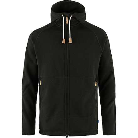 Fjallraven Ovik Fleece Hoodie - Mens, Black, Medium, F82252-550-M