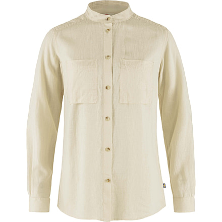 Fjallraven Ovik Hemp Shirt Long Sleeve - Women's, Chalk White, 2XS, F14600149-113-XXS