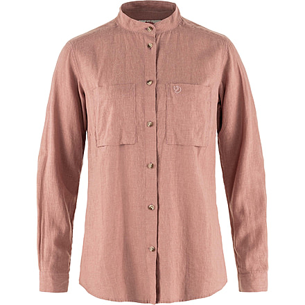 Fjallraven Ovik Hemp Shirt Long Sleeve - Women's, Dusty Rose, Extra Small, F14600149-300-XS