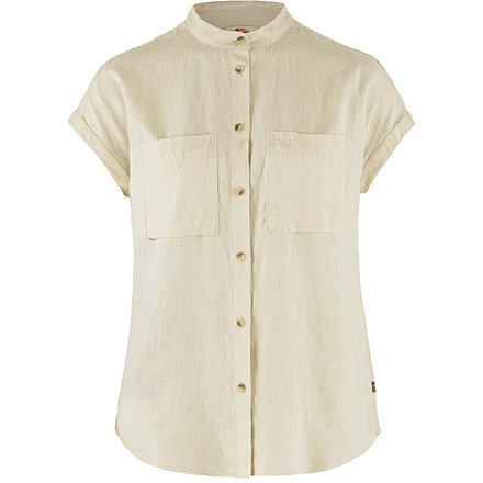 Fjallraven Ovik Hemp Shirt Short Sleeve - Women's, Chalk White, 2XS, F14600160-113-XXS