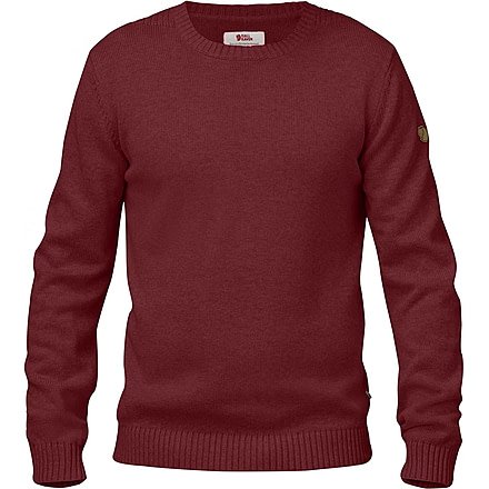Fjallraven Ovik Knit Crew - Mens, Red Oak, F82409-345-S