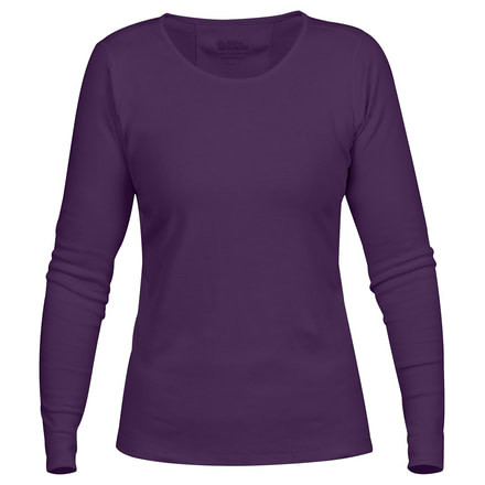 Fjallraven Ovik Long Sleeve Top - Women's, Amethyst, Medium, F89911-588-M