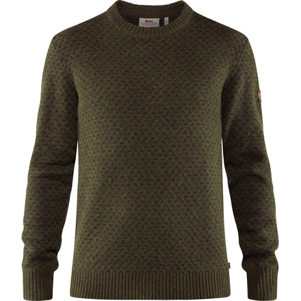Fjallraven Ovik Nordic Sweater - Mens, Deep Forest, Small, F82020-662-S