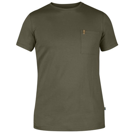 Fjallraven Ovik Pocket T-Shirt - Men's -Tarmac-Small