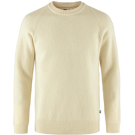 Fjallraven Ovik Rib Sweater - Mens, Chalk White, Large, F87165-113-L