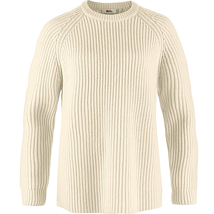 Fjallraven Ovik Rib Sweater - Womens, Chalk White, Small, F14600183-113FR-S