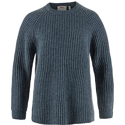 Fjallraven Ovik Rib Sweater - Womens, Navy, Large, F14600183-560FR-L