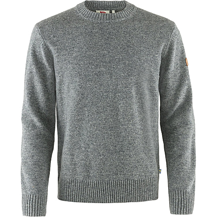 Fjallraven Ovik Round-Neck Sweater - Mens, Grey, Small, F87323-020-S