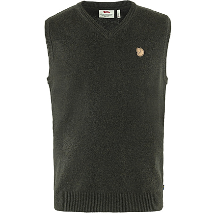 Fjallraven Ovik Wool Vest - Mens, Dark Olive, Extra Small, F87324-633-XS