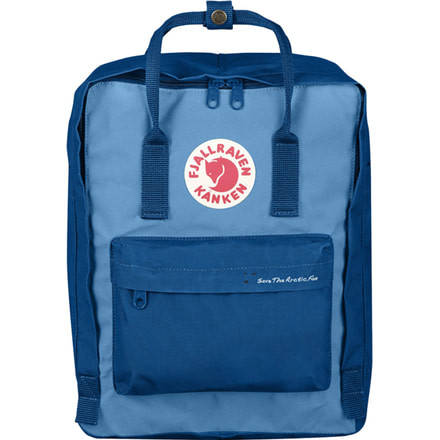 Fjallraven Save the Arctic Fox Kanken Backpack 16 L-Lake Blue/Air Blue