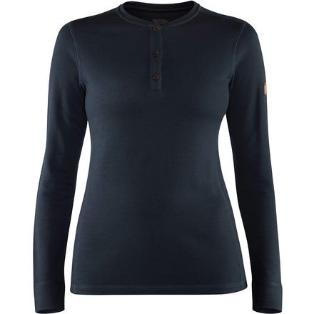 Fjallraven Singi Merino Henley - Womens, Dark Navy, Medium, F89310-555-M