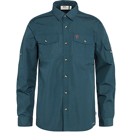 Fjallraven Singi Trekking Shirt Long Sleeve - Mens, Mountain Blue, Extra Small, F81838-570-XS