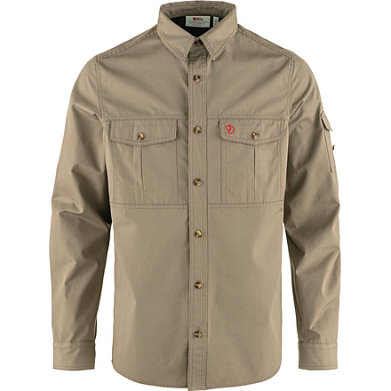 Fjallraven Singi Trekking Shirt Long Sleeve - Mens, Suede Brown, Medium, F81838-244-M