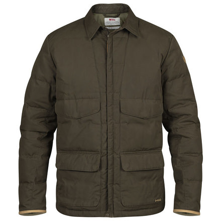 Fjallraven Sormland Down Shirt Jacket - Mens, Dark Olive, Small, F90840-633-S
