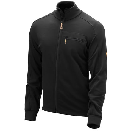 Fjallraven Tur Fleece - Men's-Black-X-Small