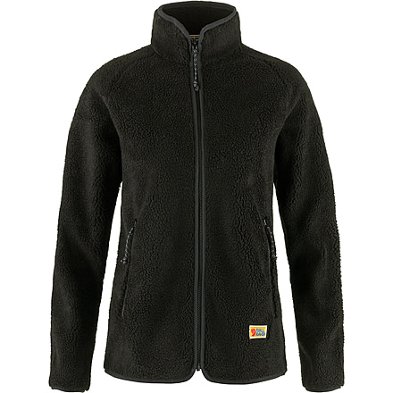 Fjallraven Vardag Pile Fleece - Womens, Medium, Black, F84789-550-M