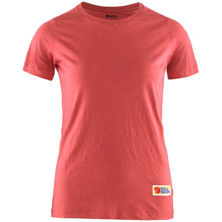 Fjallraven Vardag T-Shirt - Womens, Red, Large, F83511-320-L