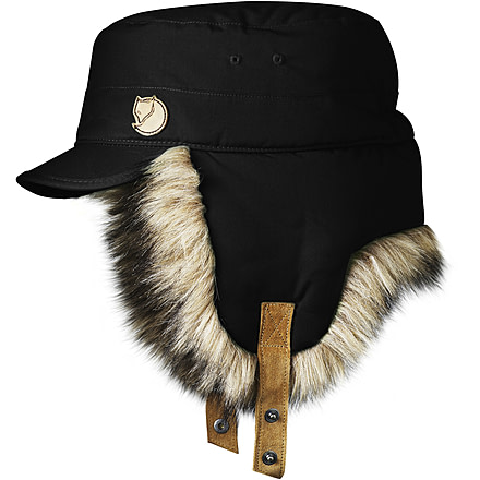 Fjallraven Woodsman Cap - Men's-Black-X-Large