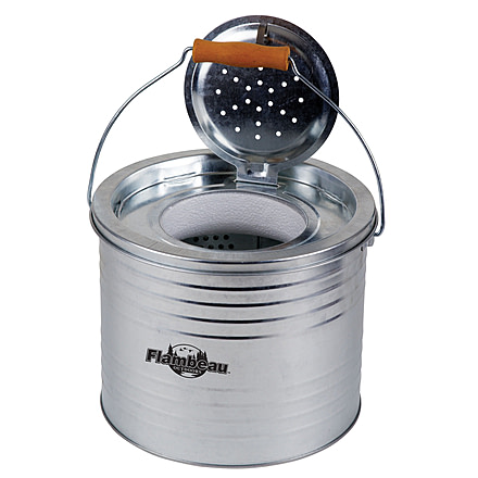 Flambeau 2-Piece Galvanized Floating Minnow Bucket, 8 Qt, 6065BC
