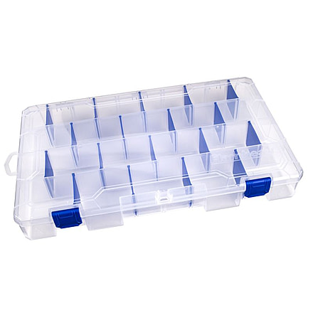 Flambeau 5007 Tuff Tainer 4 Fixed Compartments With Adjust. Dividers and Zerust, 5007