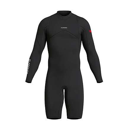 Florence Marine X 2MM Standard Issue Zipperless Long Sleeve Springsuit, FMW00018-BLK-ST