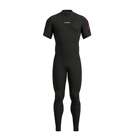 Florence Marine X 2MM Standard Issue Zipperless Short Sleeve Fullsuit, FMW00017-BLK-ST