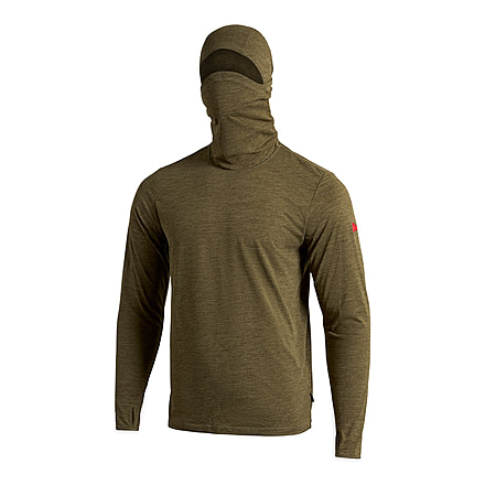 Florence Marine X Airtex Balaclava Long Sleeve Hooded Shirt, FMSS00040-LHG-XXL