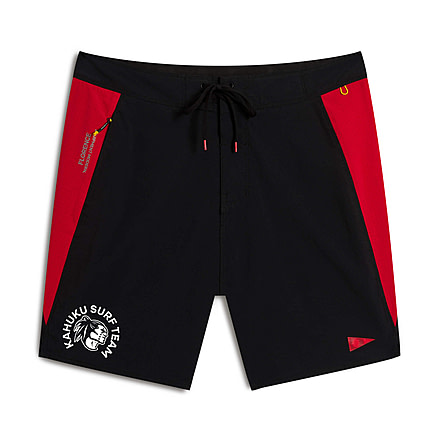 Florence Marine X Kahuku Red Raiders Cordura Airtex Boardshort, FMBS90017-RRD-36