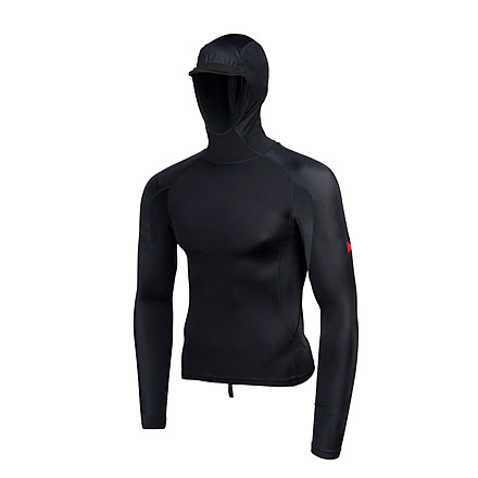 Florence Marine X Long Sleeve Utility Pocket Hooded Rashguard, FMSS00011-WHT-XS