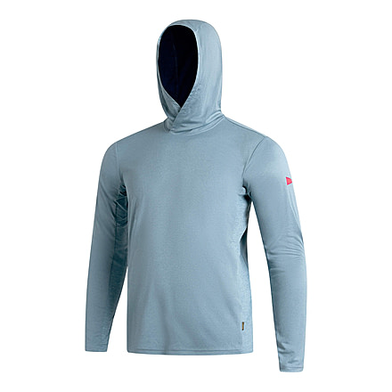 Florence Marine X Sun Pro Long Sleeve Crossover Hooded UPF Shirt, FMSS00041-DTN-M