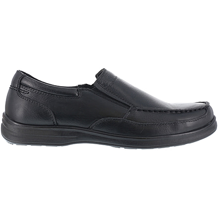 Florsheim Wily Moc To Slip-On Oxford 6 EEE, Women, Black FS28-Black-6-Womens-EEE
