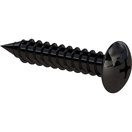 Flow-Rite Stainless Steel Truss Head Oxide Actuator Screw - #6-32 x 3/4", Black, MD-093