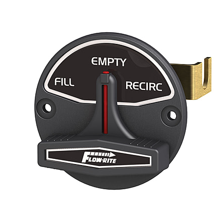 Flow-Rite System 4 Actuator Fill/EMPTy/Recirc - Actuator, Black/White, MC-1-04-100
