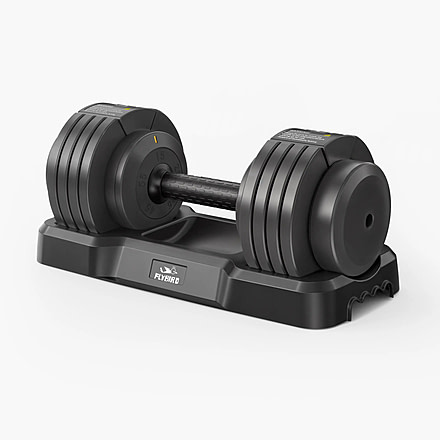 Flybird Fitness FLYBIRD Adjustable Dumbbell 55 LBS Single 0EF18CB1, 55LBS - Single, NSKFBDB55LB