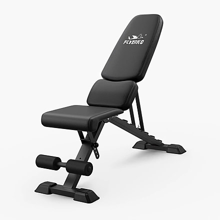 Flybird Fitness FLYBIRD Adjustable Weight Bench with Lumbar Support WP129 5C49EB0E, WP129, SKFBWBWP