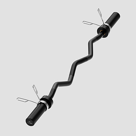 Flybird Fitness Weightlifting 718936C7, Curl Bar Black, Ready to ship Mid-April, FCURLBARB