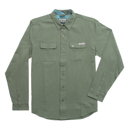 FlyLow Chappy Flannel - Men's-Military-Medium