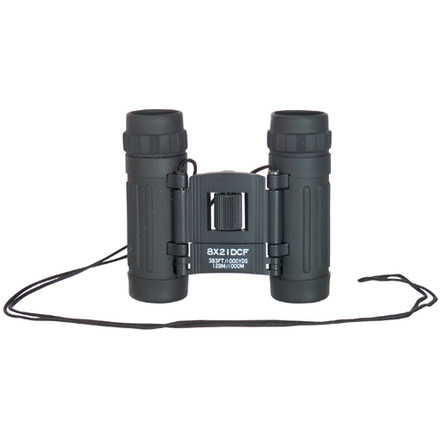 Fox Outdoor Humvee 8 x 21mm Compact Binocular, Black, 39-505
