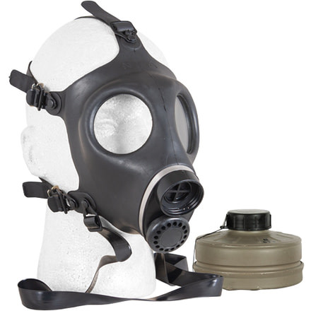 Fox Outdoor Israeli Gas Mask w/ Israeli Filter, Black, Size 3, 57-963