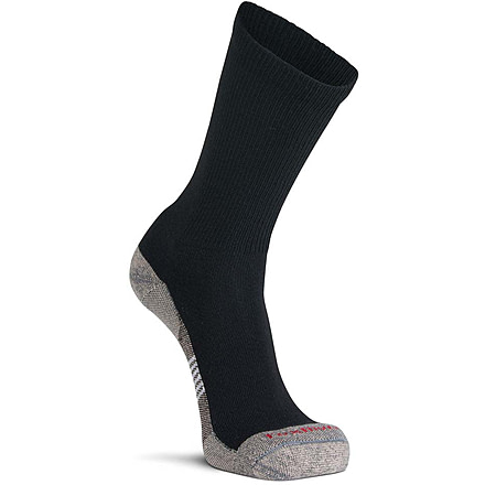 Fox River Diabetic Plus Lightweight Crew Sock - Mens, Black/Iron, Medium, 150380