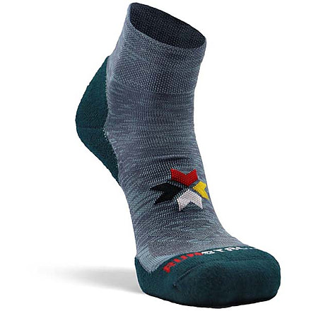 Fox River Inyanka Medium Weight Quarter Crew Running Sock - Womens, Blue/Teal, Medium, 178233