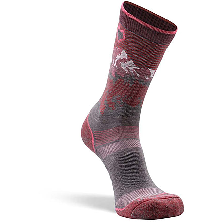 Fox River Krakatoa Lightweight Crew Hiking Sock - Womens, Pink, Medium, 130147