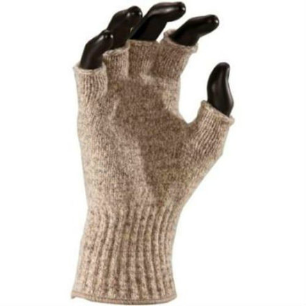 Fox River Mid-Weight Fingerless Glove, Large, Brown Tweed, Brown Tweed, Large, 85% Wool, 15% Nylon, 2% Spande, 1 Year Manufacturer Warranty, FOX-9491-06120-L